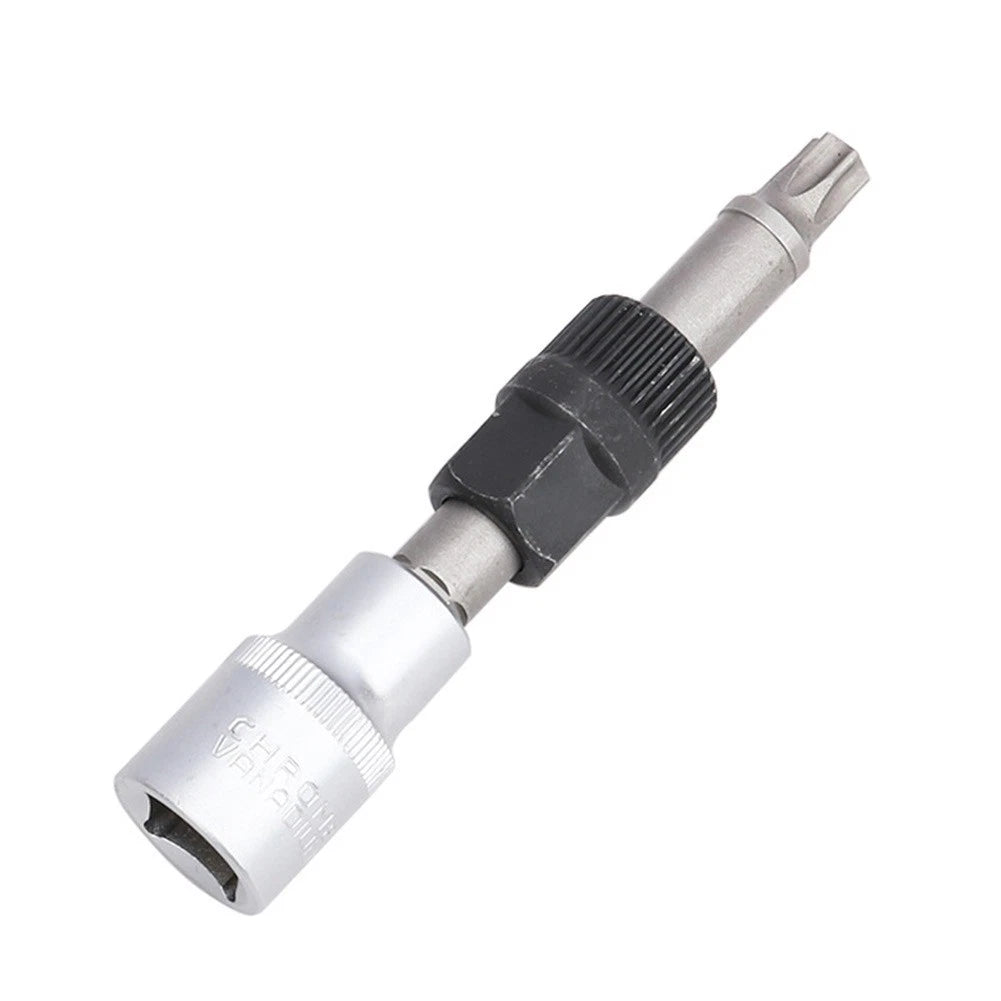 Clutch Pulley Removal Tool Accessory for Alternator Black Silver M10/T50 Metal