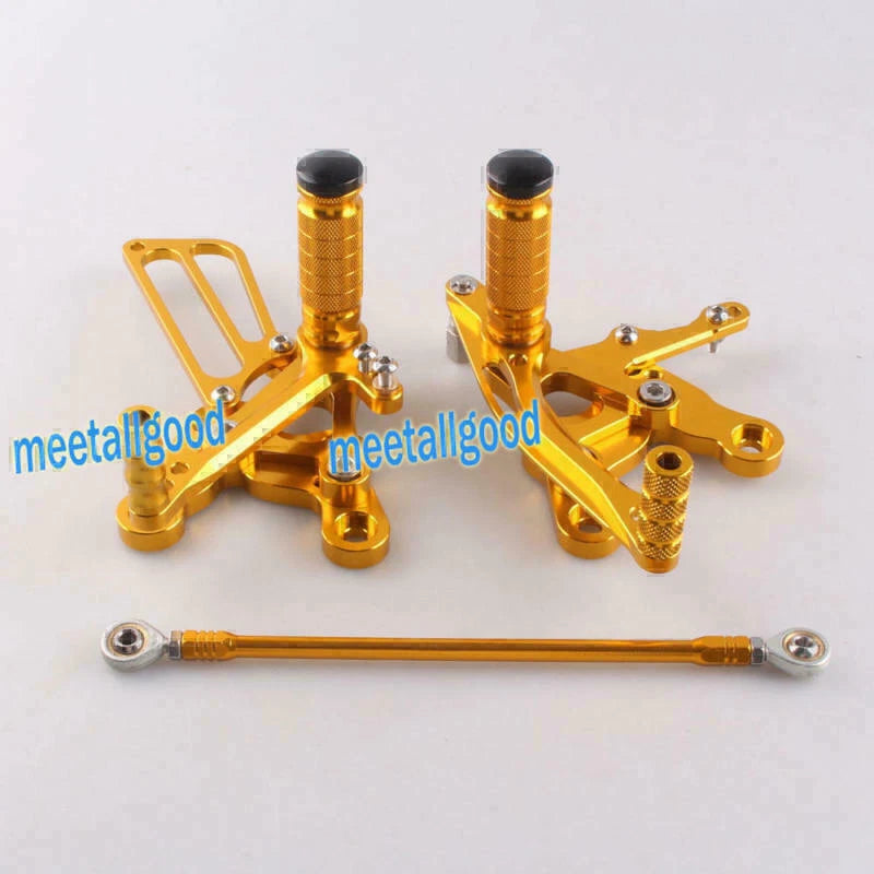 Gold Aluminum Rearsets for Honda CBR900 1993-1999 - 2 x Foot Rest Pegs
