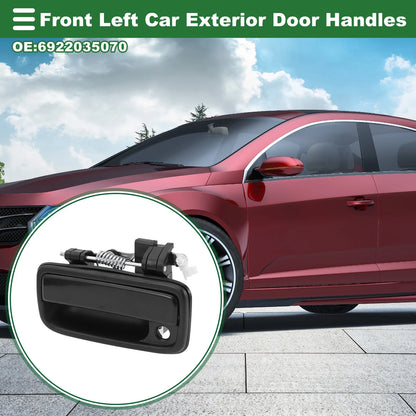 Gloss Black Front Left Door Handle for Toyota Tacoma (2005-2023)