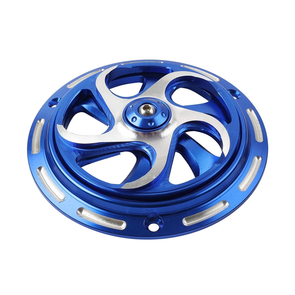 Blue Radiator Cooling Fan Cover for Vespa Sprint Primavera 150 (2013-2023)