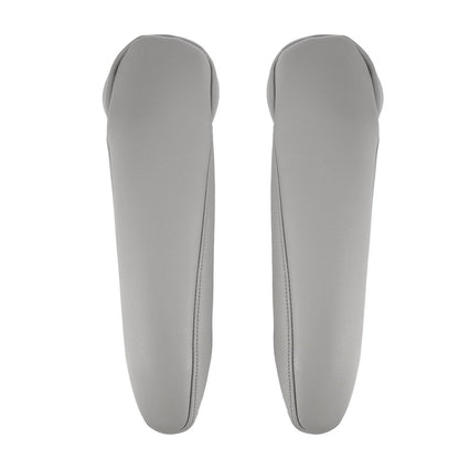 Front Seat Armrest Covers for Toyota Sienna (2011-2017) - 1 Pair Leather Gray
