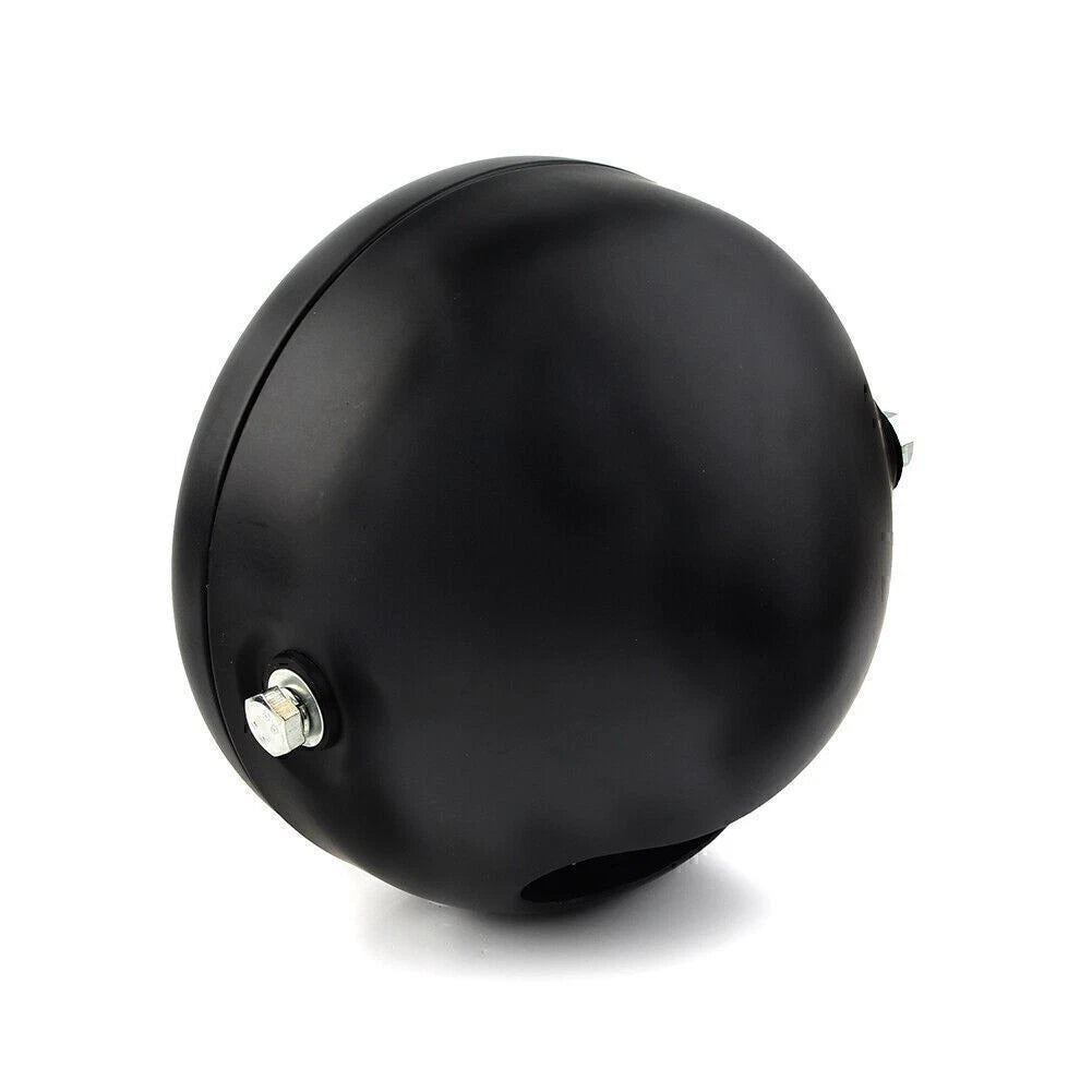 6.5" Round Scalloped Finned Headlight for Harley Sportster