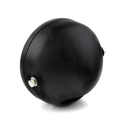 6.5" Round Scalloped Finned Headlight for Harley Sportster