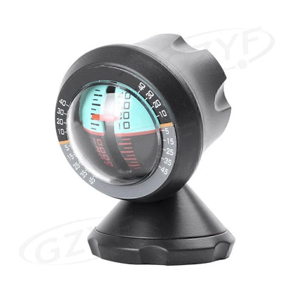 Offroad Inclinometer Gauge for Car - Angle Protractor Level Tilt Meter
