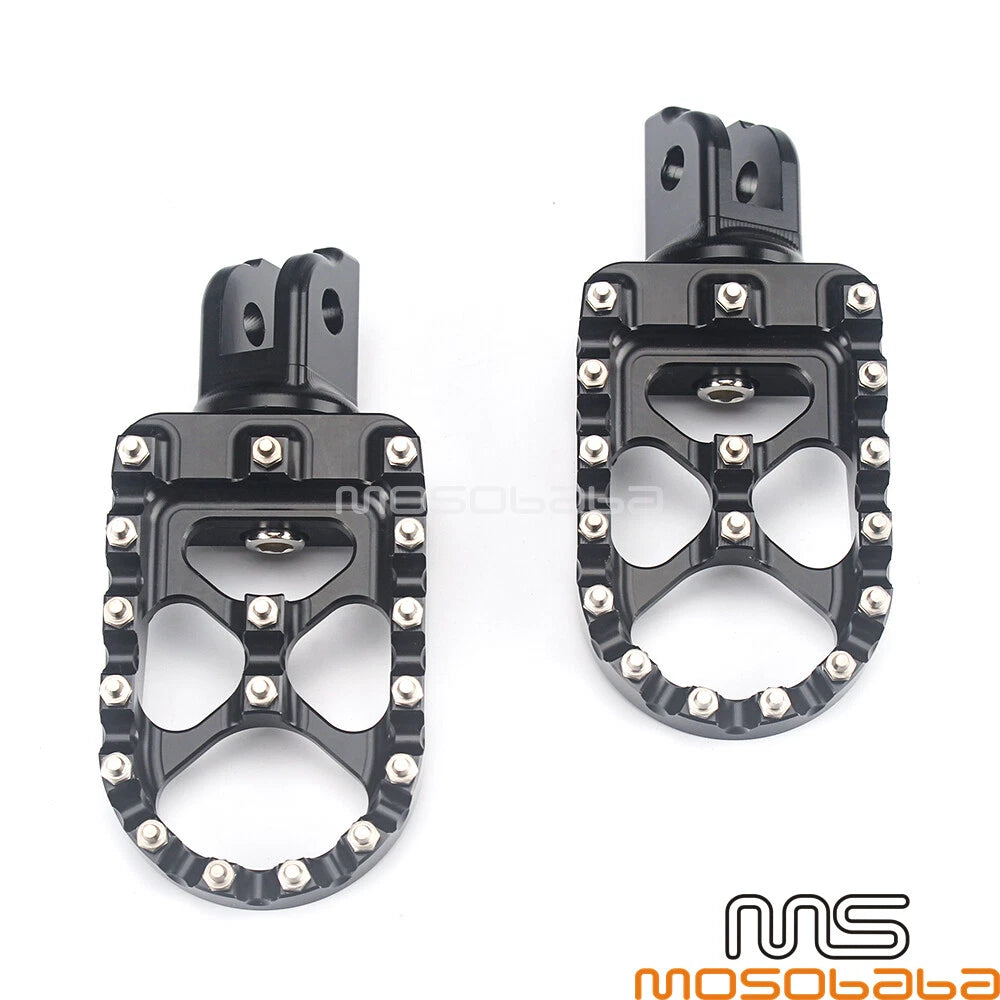 Wide Fat Foot Pegs for Harley Sport Glide, Street Bob, Breakout (2018-2023)