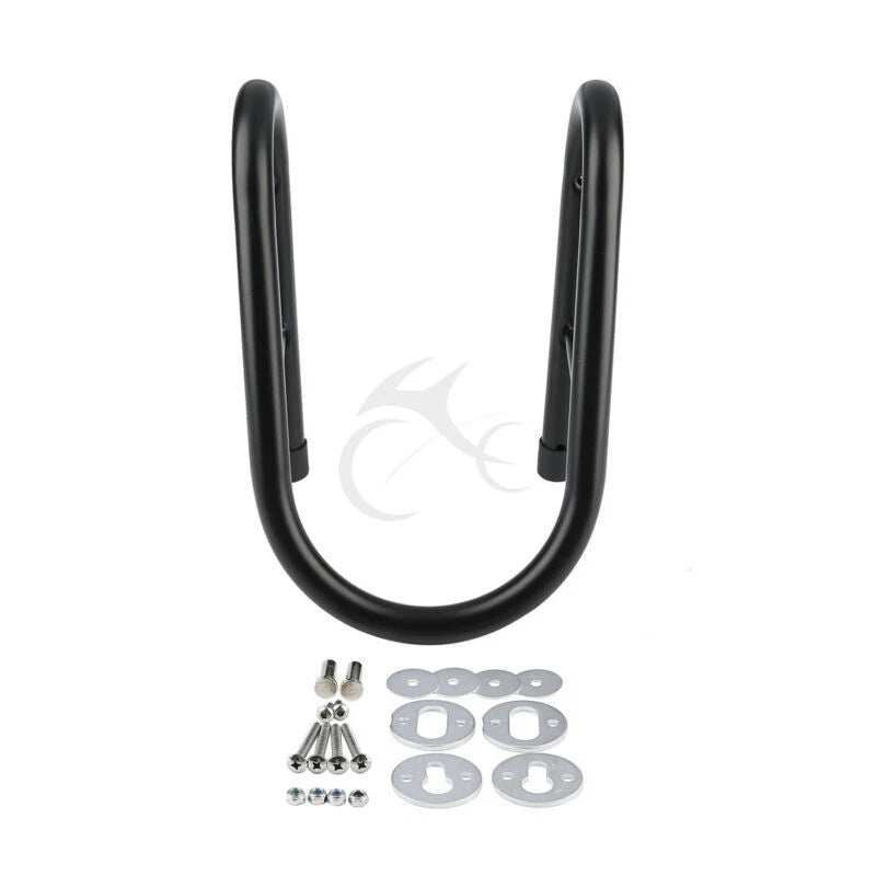 6.5" Black Motorcycle Wheel Chock for Scooter, Bike, Trailer, Truck