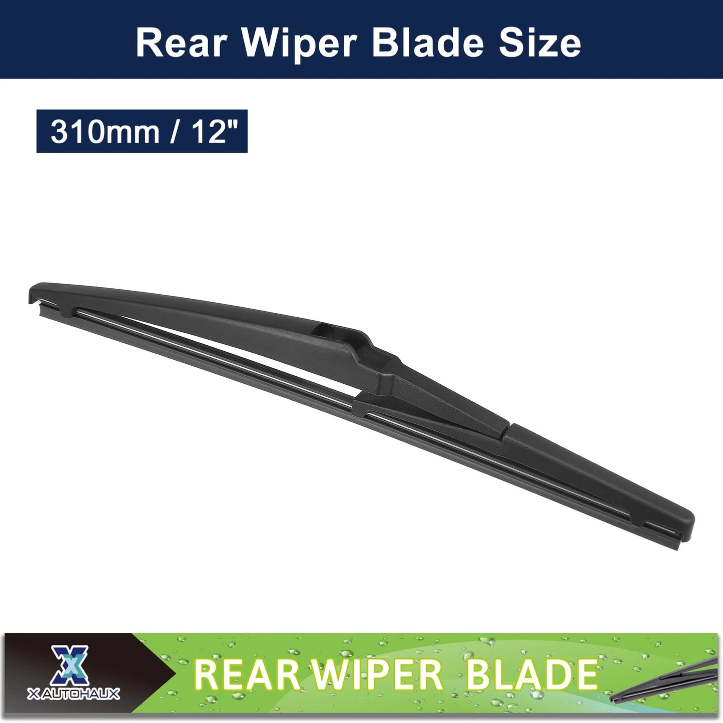 2pcs / Rear Windshield Wiper Blade for Toyota Rav4 (2000–2012)