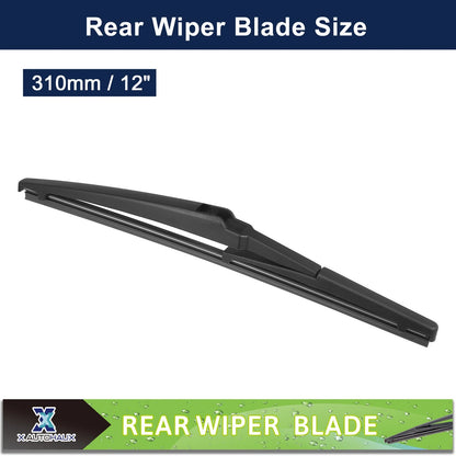 2pcs / Rear Windshield Wiper Blade for Toyota Rav4 (2000–2012)