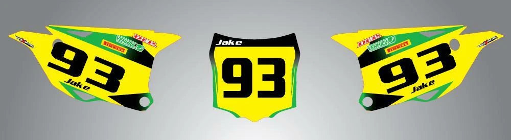 Custom Number Plates & Stickers for 2014 KX 100 (2014)