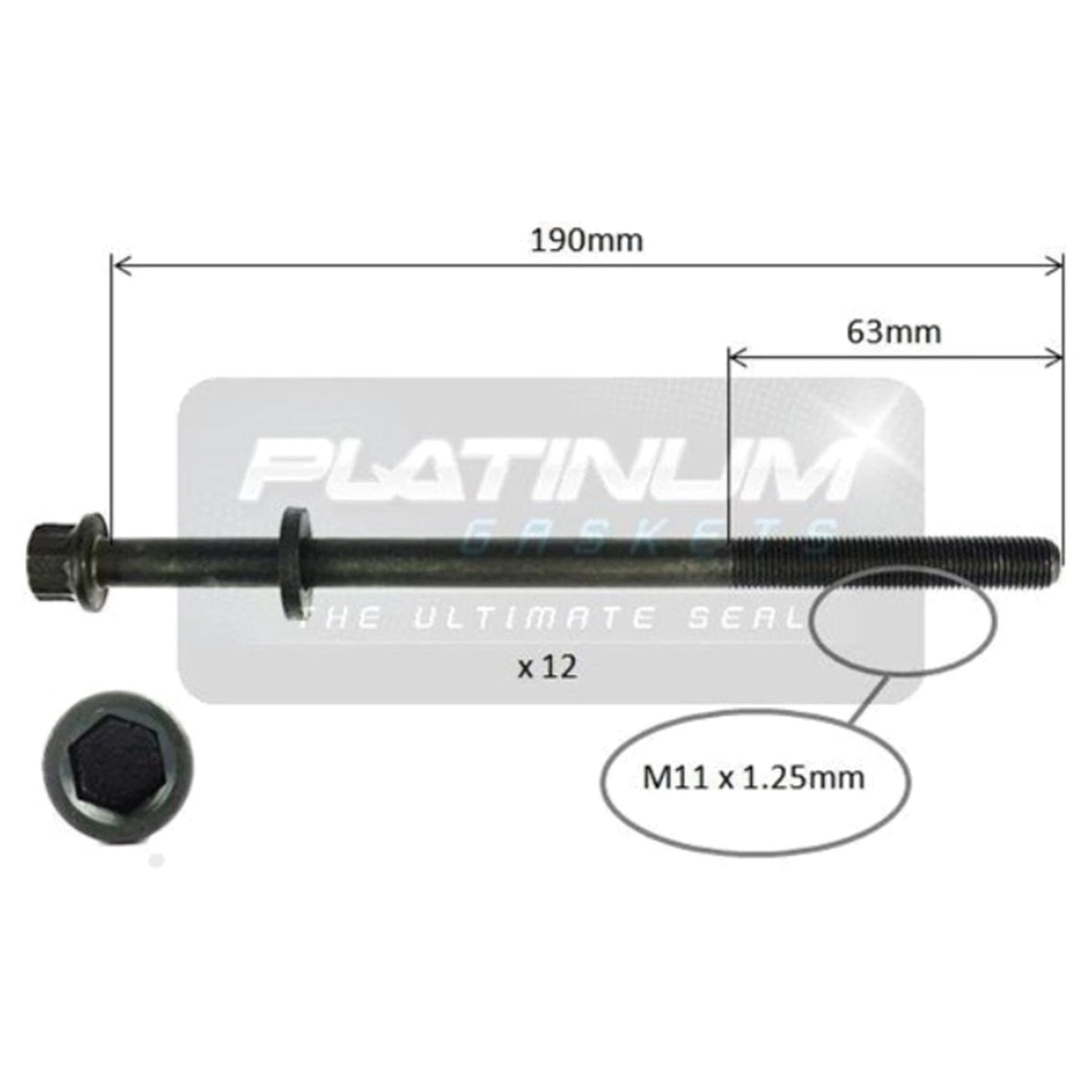 Cylinder Head Bolt Set for Subaru Liberty BD BG (1994-1999)