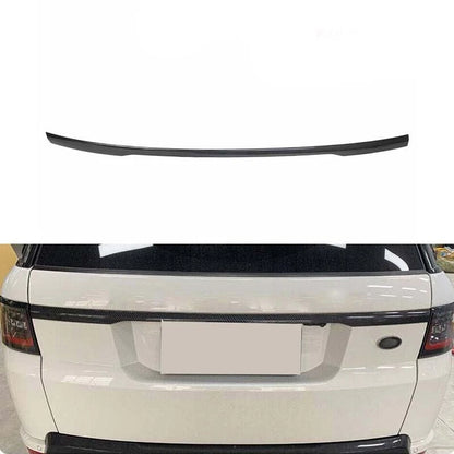 Real Carbon Rear Tailgate Trunk Cover Trim for Range Rover Sport 2014-2022