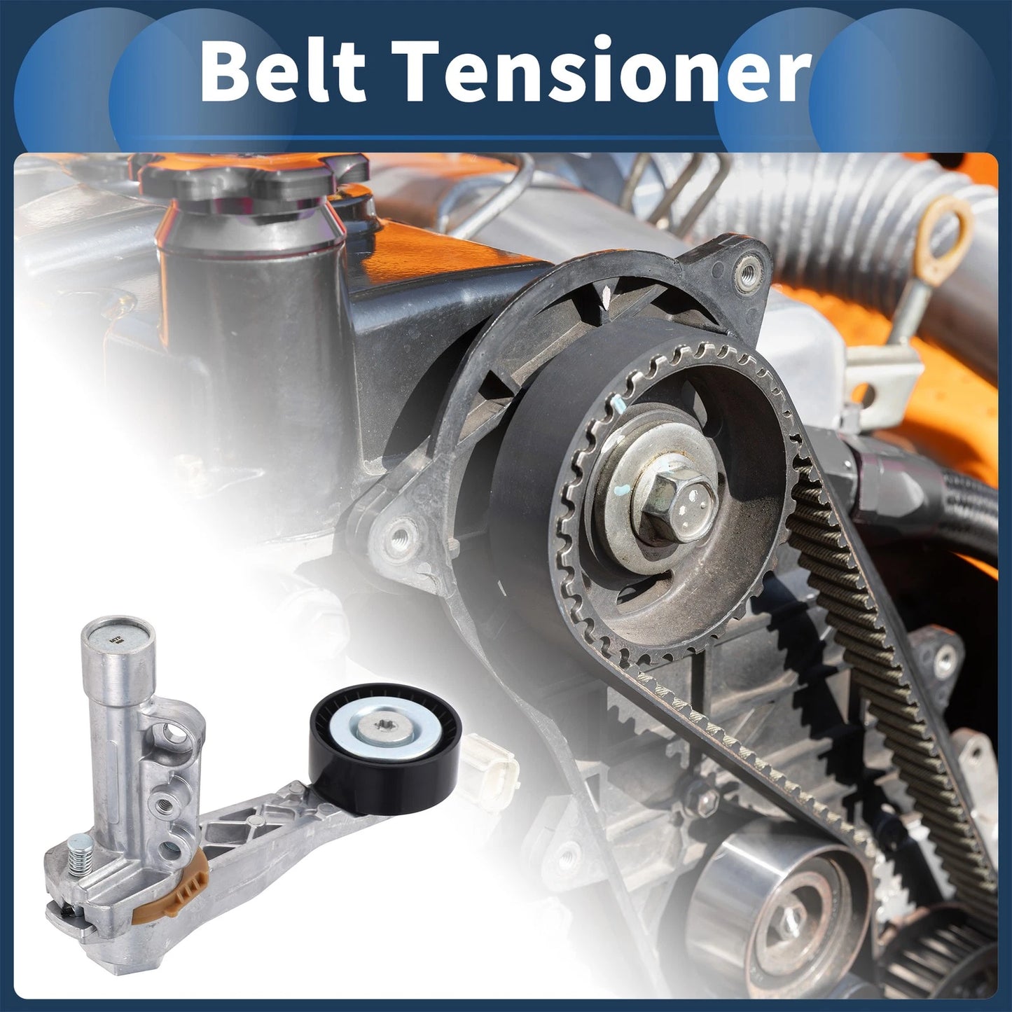 Belt Tensioner for Peugeot 308 SW 1.6 (2007-2021) Metal 1 Pc