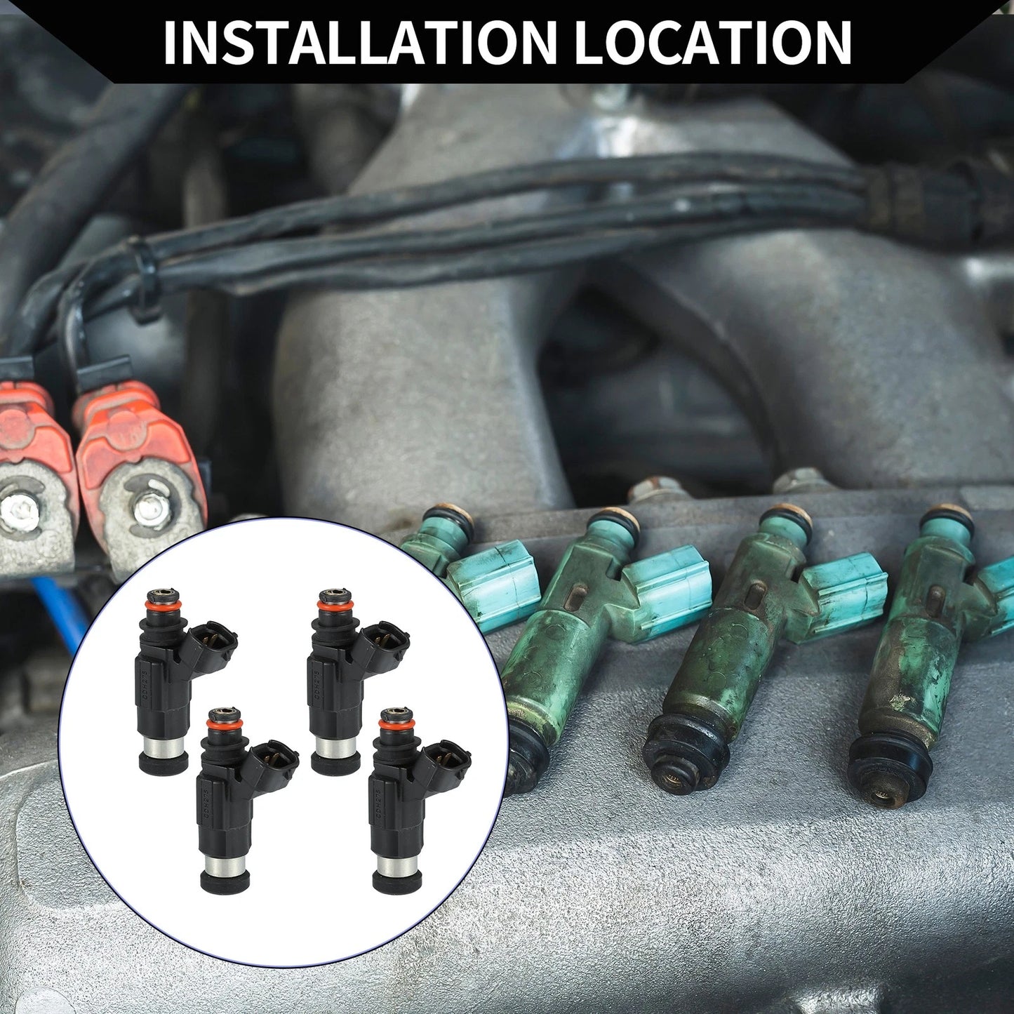 4 x Fuel Injection Nozzle for Mitsubishi Diamante (1998–2004)