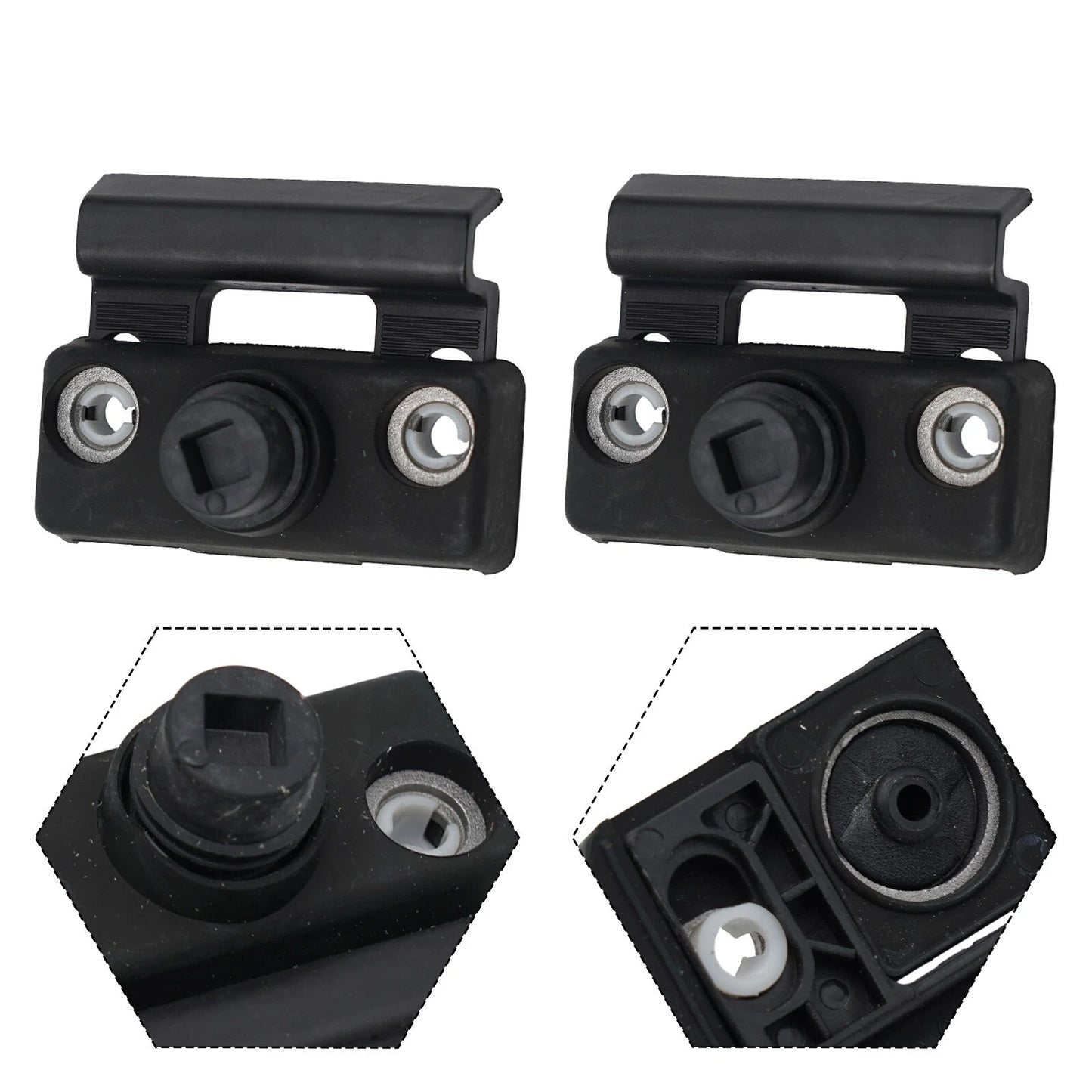 2 x Rear Bumper Stoppers for Mercedes E Class W211 (2002–2009)