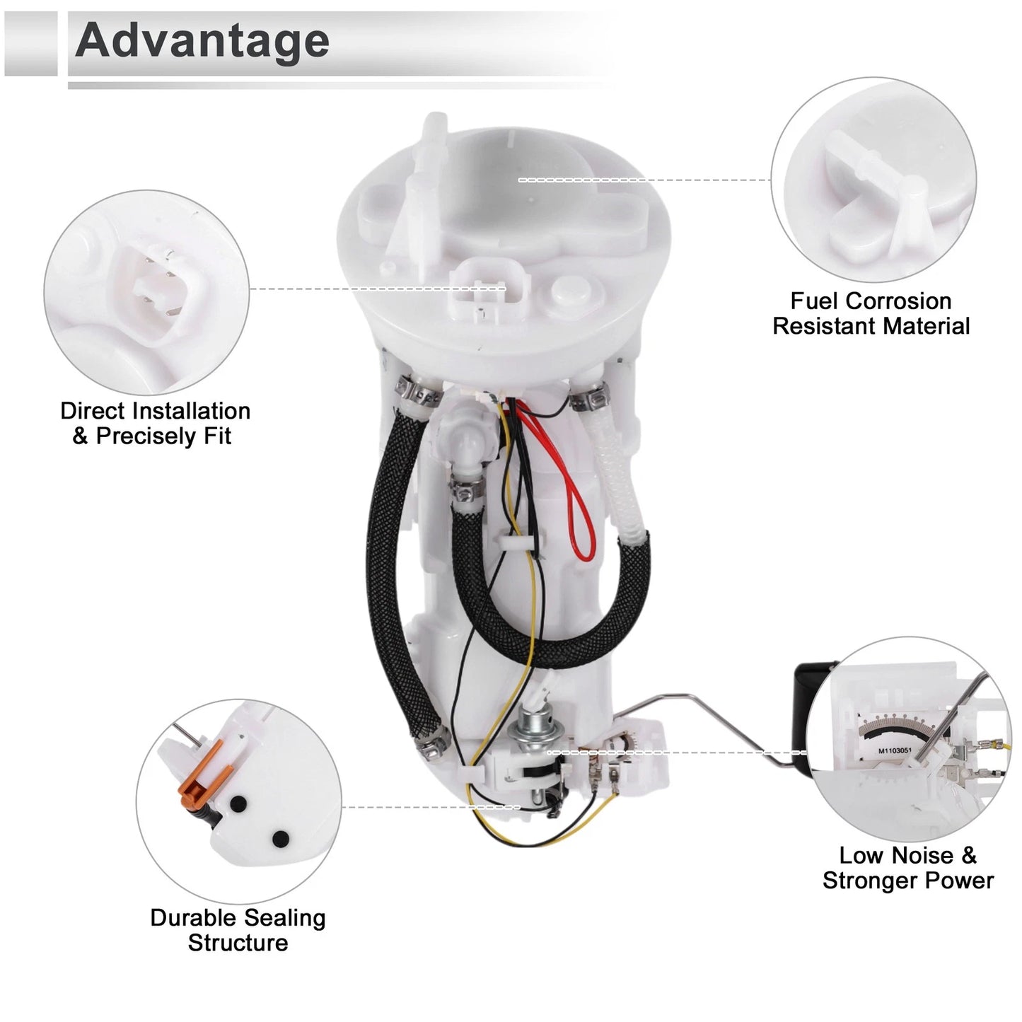 Fuel Pump Assembly 2.0L for Acura RSX Base (2005 - 2006)