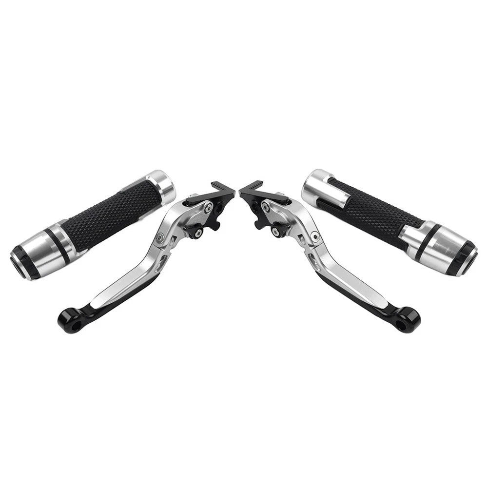 Folding Extendable Brake Clutch Levers & Handlebar Grips for BMW C650GT C600