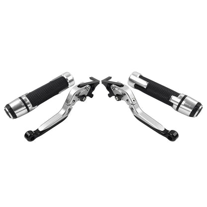 Folding Extendable Brake Clutch Levers & Handlebar Grips for BMW C650GT C600