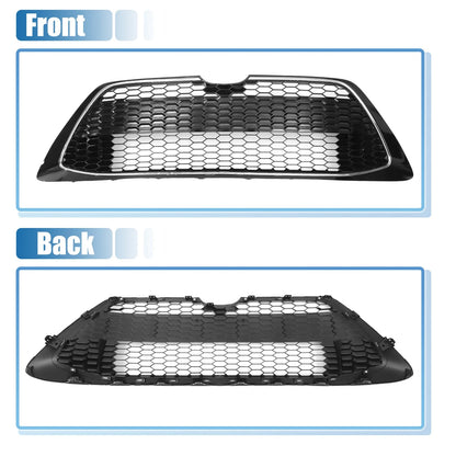 Front Lower Bumper Grille for Toyota Corolla LE Chrome Silver Tone (2014-2019)