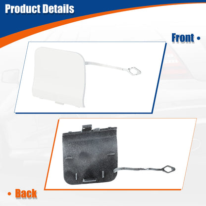 Rear Tow Hook Cover for Mercedes-Benz C-Class (2015-2021) - White