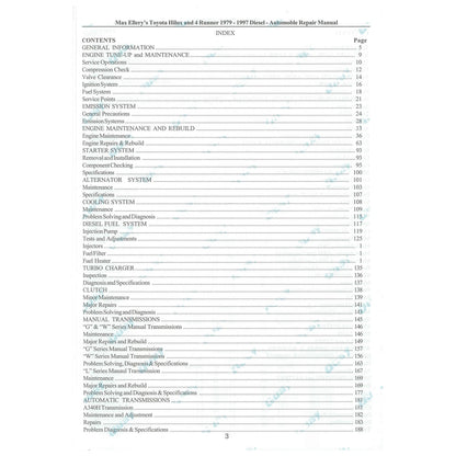 Workshop Manual for Hilux 2L 2LT LN56 LN60 LN61 LN65 Max Ellery Repair Book