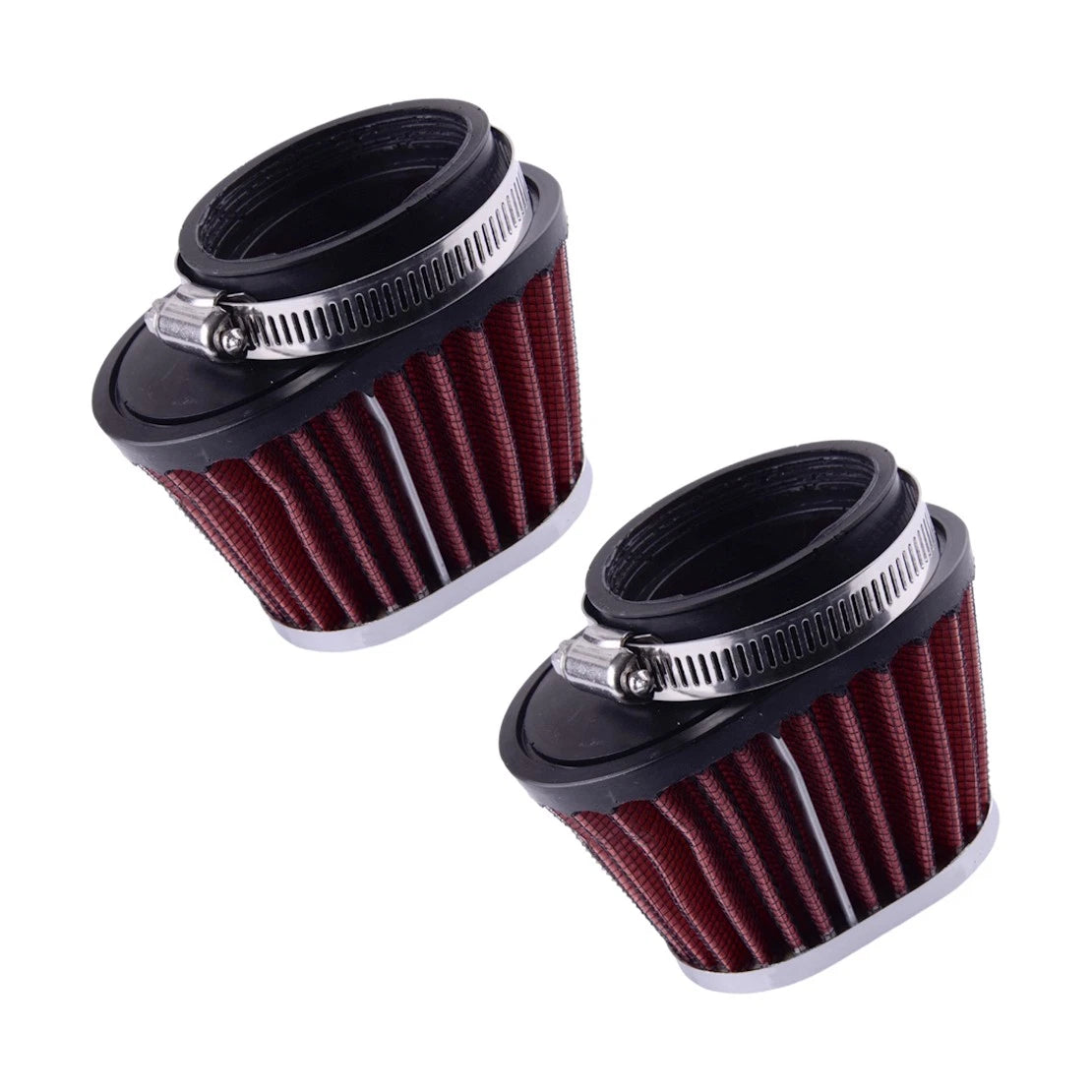 55mm Red Pod Air Filter for Car Motorcycle Universal Cleaner