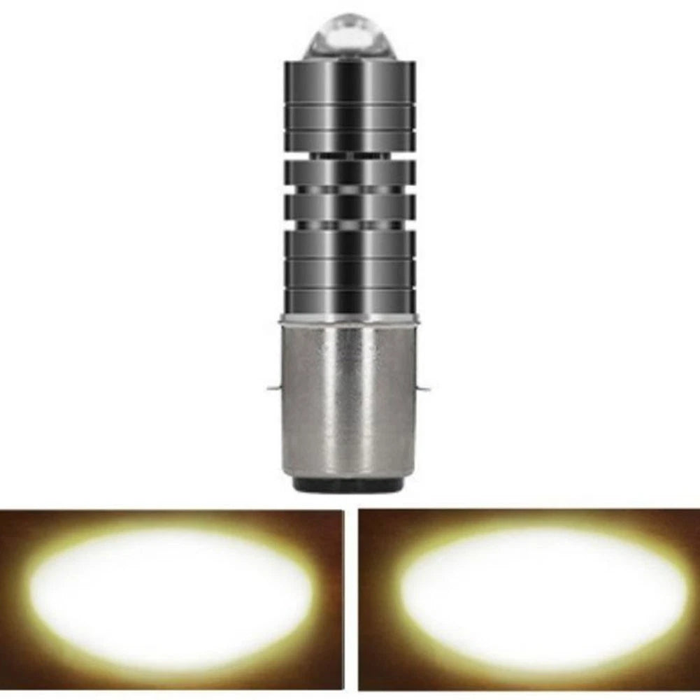 H4/P15D/BA20D Two-color small steel LED light