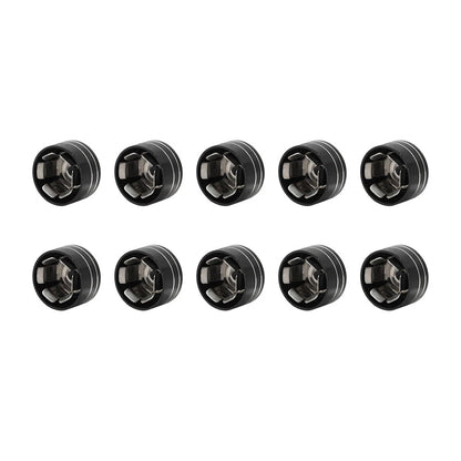 10 x CNC 11mm-14.6mm Engine Bolt Topper Caps for Harley Dyna Softail (2006-2023)