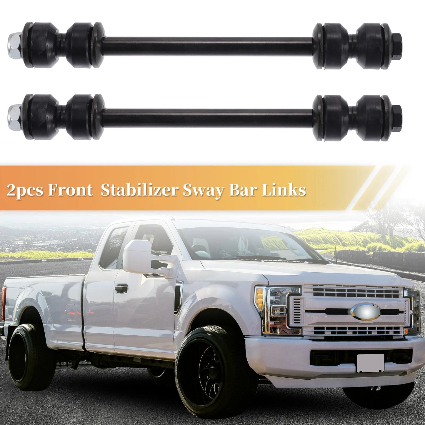2 x Front Stabilizer Sway Bar Links for Ford Ranger, Dodge Ram (1998-2011)