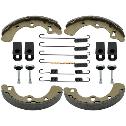 Rear Brake Shoes & Springs Pins for Kawasaki Mule