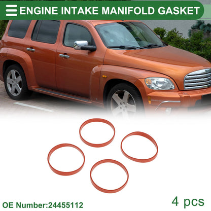 Intake Manifold Gasket for Chevrolet HHR (2005-2011) 4 Pcs