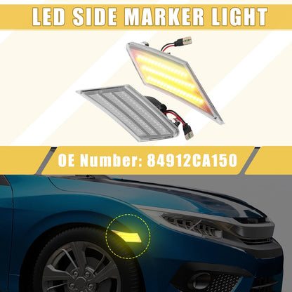 Front LED Side Marker Light  Amber for Scion FR-S (2013-2016)