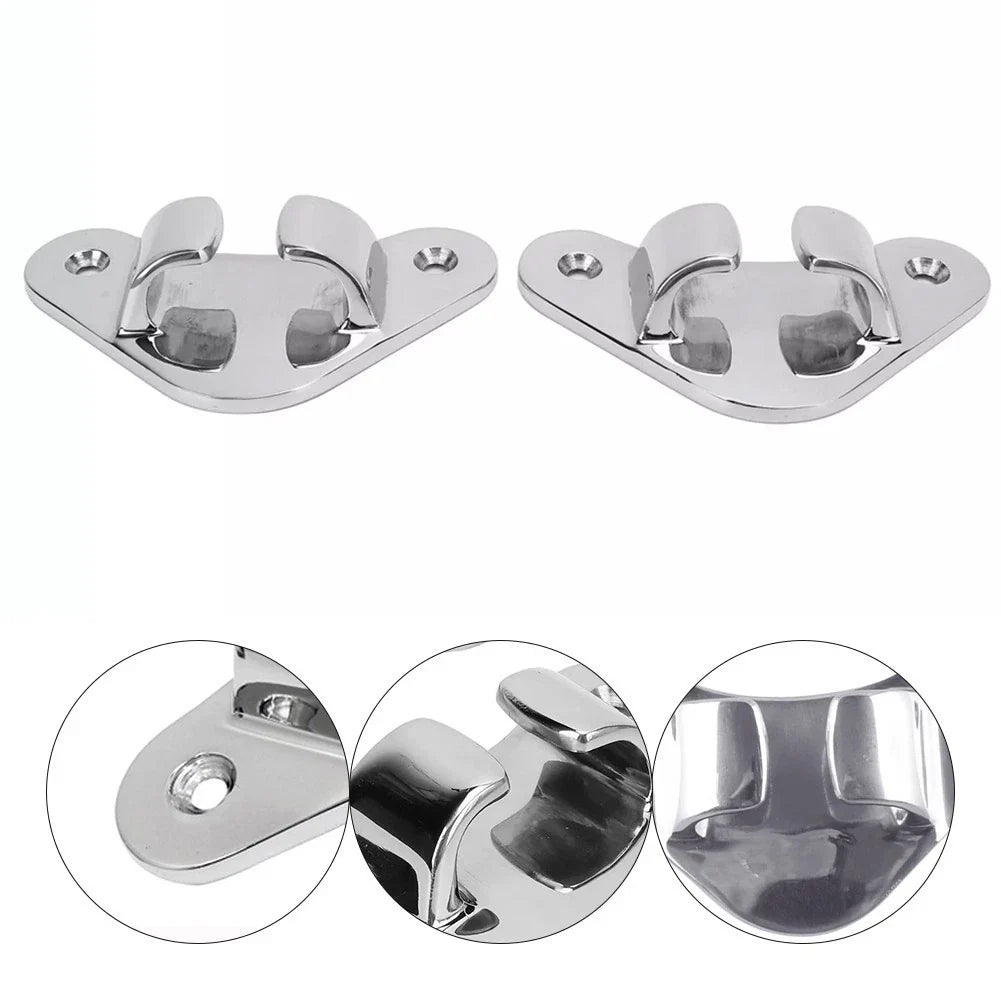 High Polished Bow Cleat for Boats - Easy Installation, Robust Structure