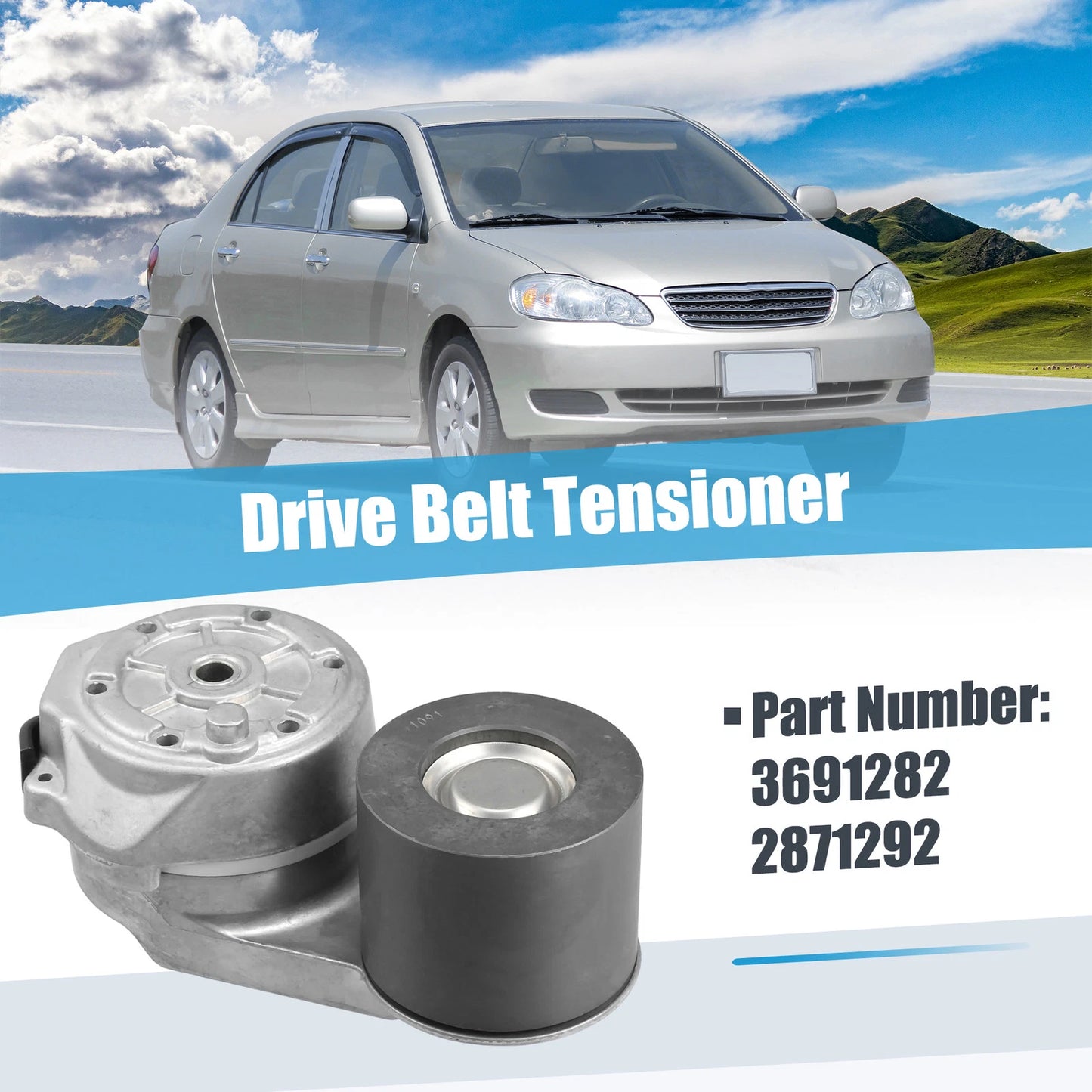 Belt Tensioner Pulley Assembly for Volvo ISX QSX VNL VNM