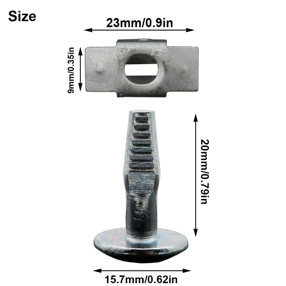 10 x Engine Undertray Cover Screws for Citroen C2 C3 (2003-2010)