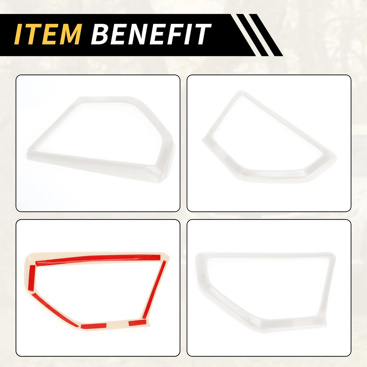A Pillar Speaker Cover Trim for Jeep Wrangler JL JLU (2018-2024)