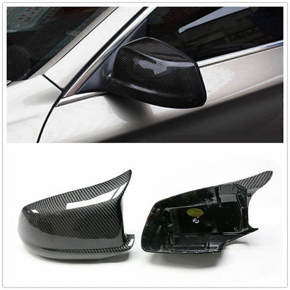 M Style Carbon Fiber Mirror Covers for BMW 5 Series F10 (2010-2013)