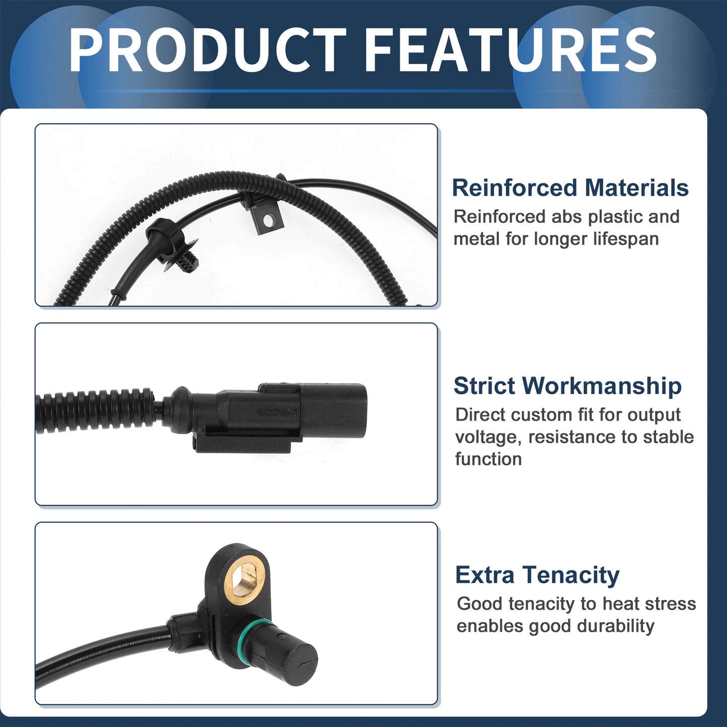ABS Wheel Speed Sensor for Ford F-150 2011-2014 Front