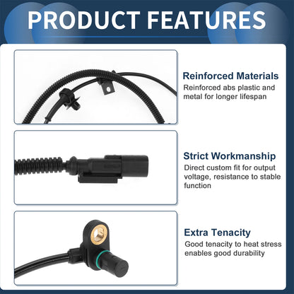 ABS Wheel Speed Sensor for Ford F-150 2011-2014 Front