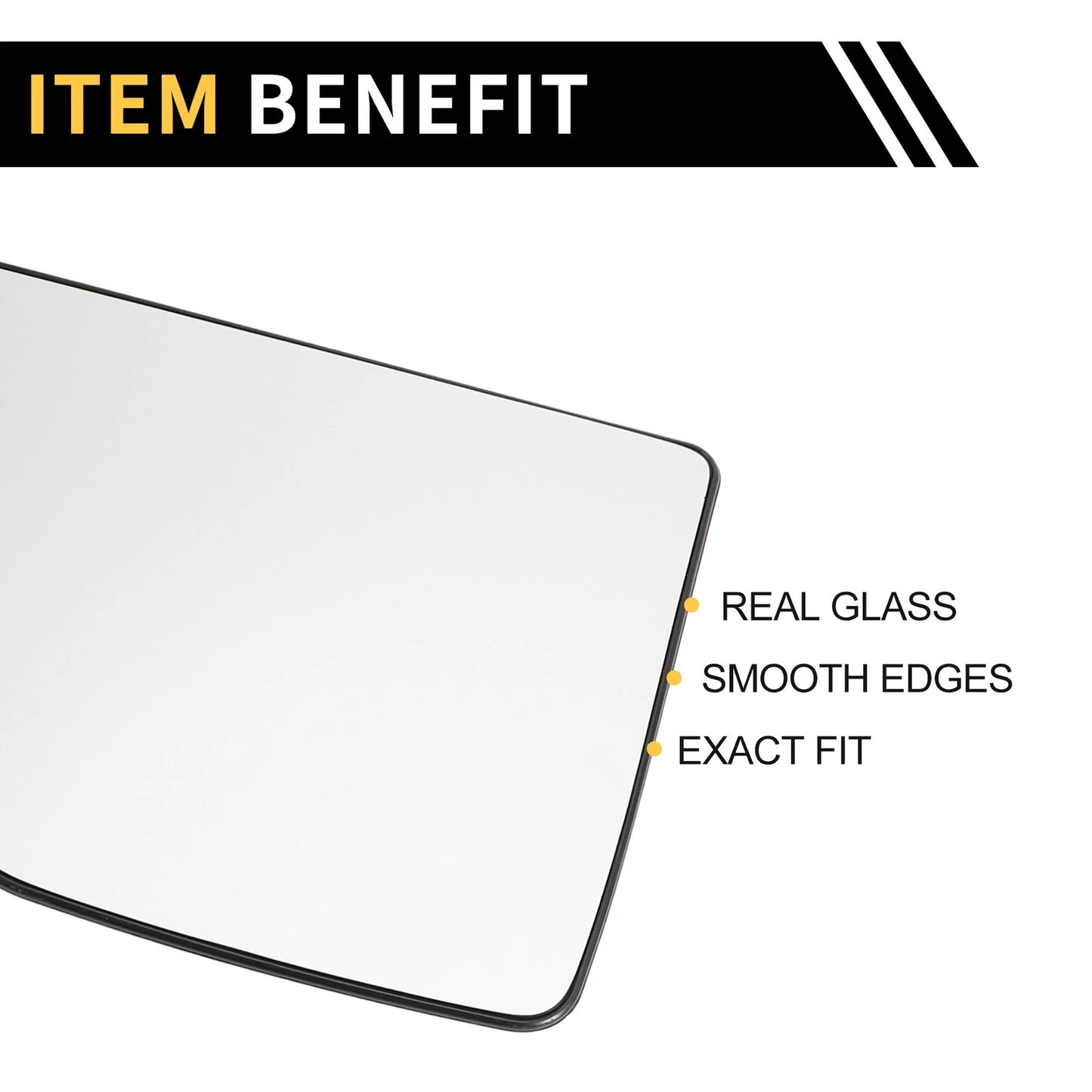 Heated Upper Right Mirror Glass for Ford F-250 F-350 (2011-2016)
