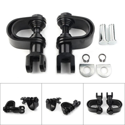 25mm & 32mm Motorcycle Crash Bar Mount Foot Peg Clamp for Harley