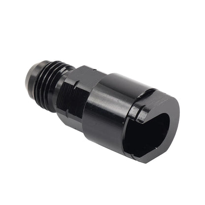 6AN Male to 5/16" Quick Disconnect EFI Fuel Rail Adapter for GM LS (2001-2023)