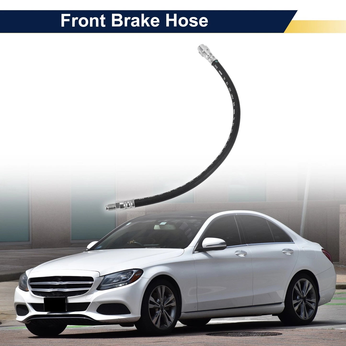 Front Brake Hose for Mercedes-Benz C-Class 2007-2015 (2007-2015)