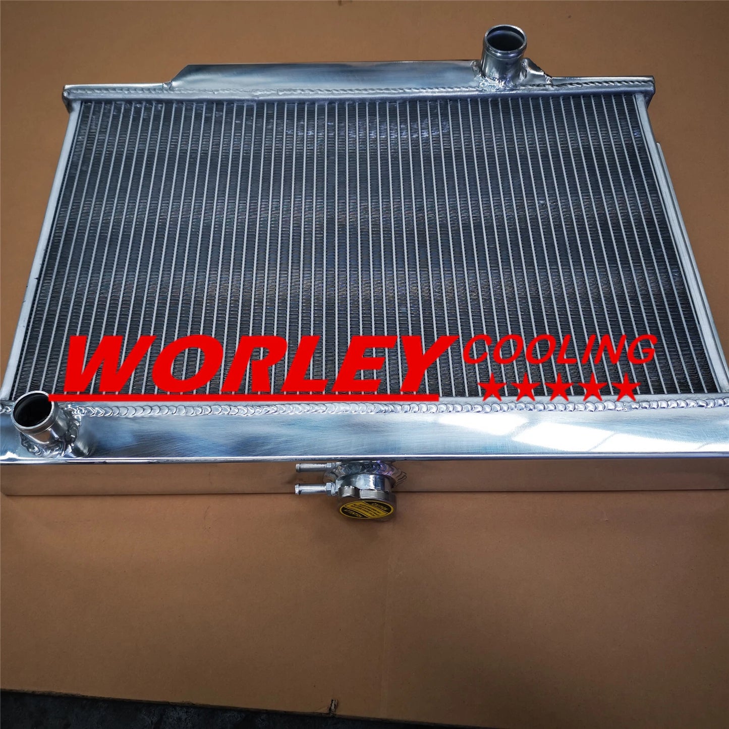 3 Row Aluminum Radiator + 2 x Fans for Holden EH EJ Premier V8 (1962-1965)