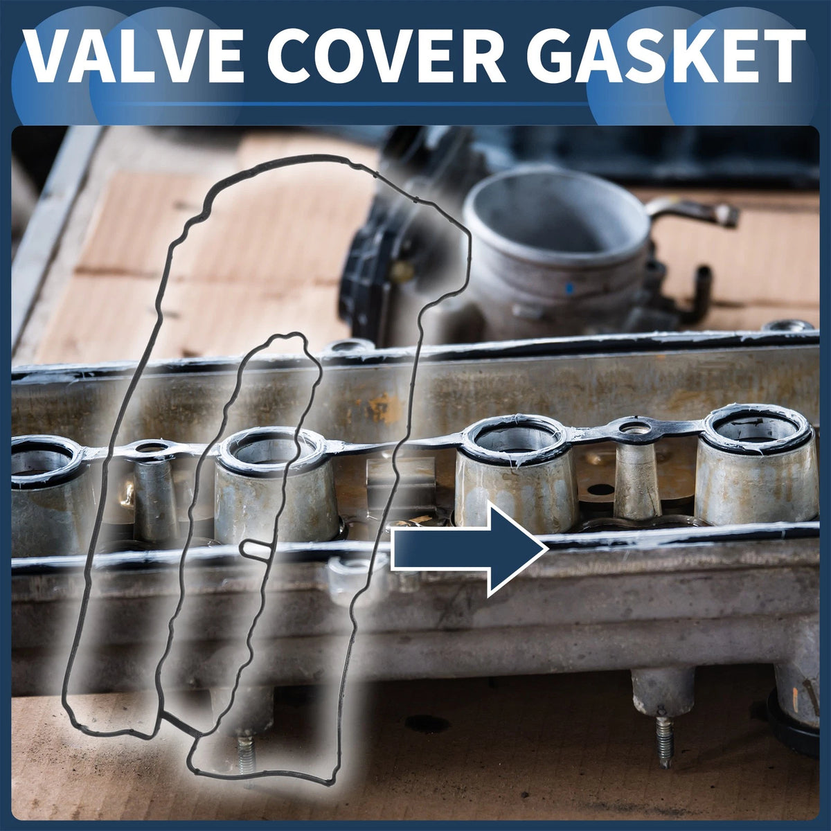Valve Cover Gasket for BMW 5 Series E60 520i 2.0L (2006-2009)