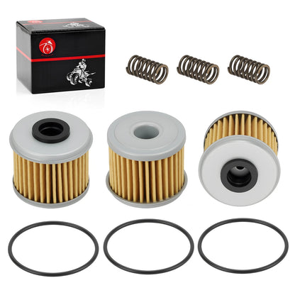 3 x Oil Filter & O-Ring Spring for Honda CRF250R CRF250RX (2004–2024)