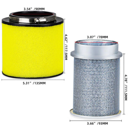 AIR Filter & AIR CLEANER BODY for HONDA SXS500 2015-2023