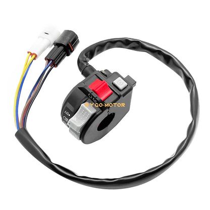 Left Handlebar Start/Run Switch Headlight for Yamaha Raptor 700/700R