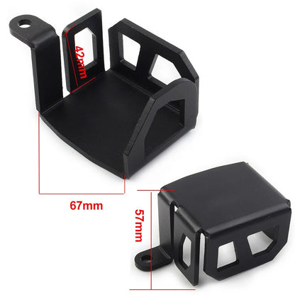 Black Rear Brake Fluid Reservoir Guard Cover for Honda CRF1000L (2016-2017)