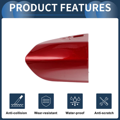 Front Left Door Handle Cover for Ford Mustang (2015-2020) ABS Red 1 Pc