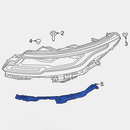 Headlight Holder Mount Bracket for Range Rover Evoque (2020)